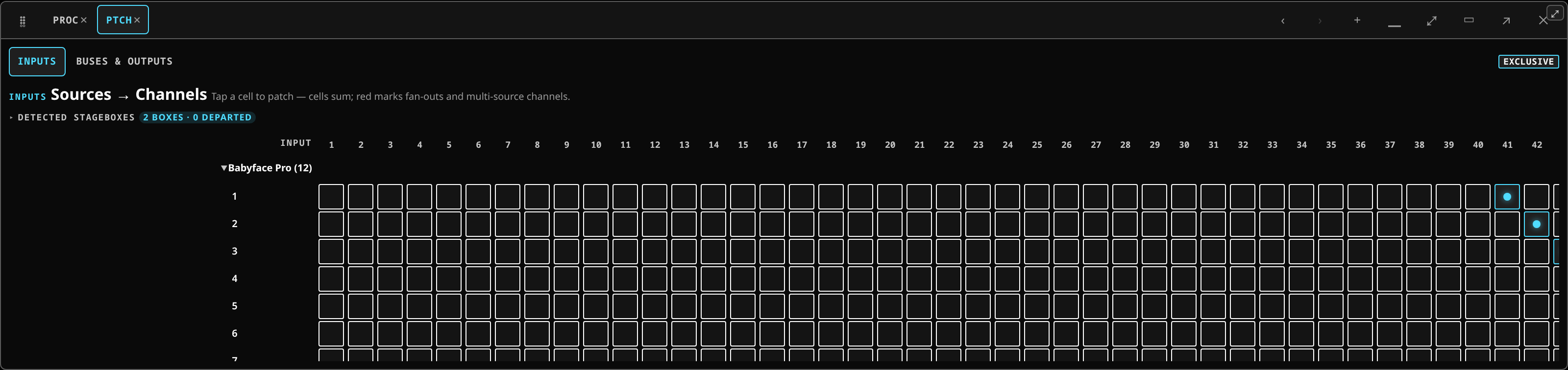 Patch, Patchbay, Inputs
